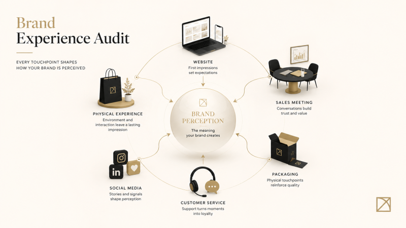 Brand Experience Audit - các điểm chạm tạo nên cảm nhận thương hiệu