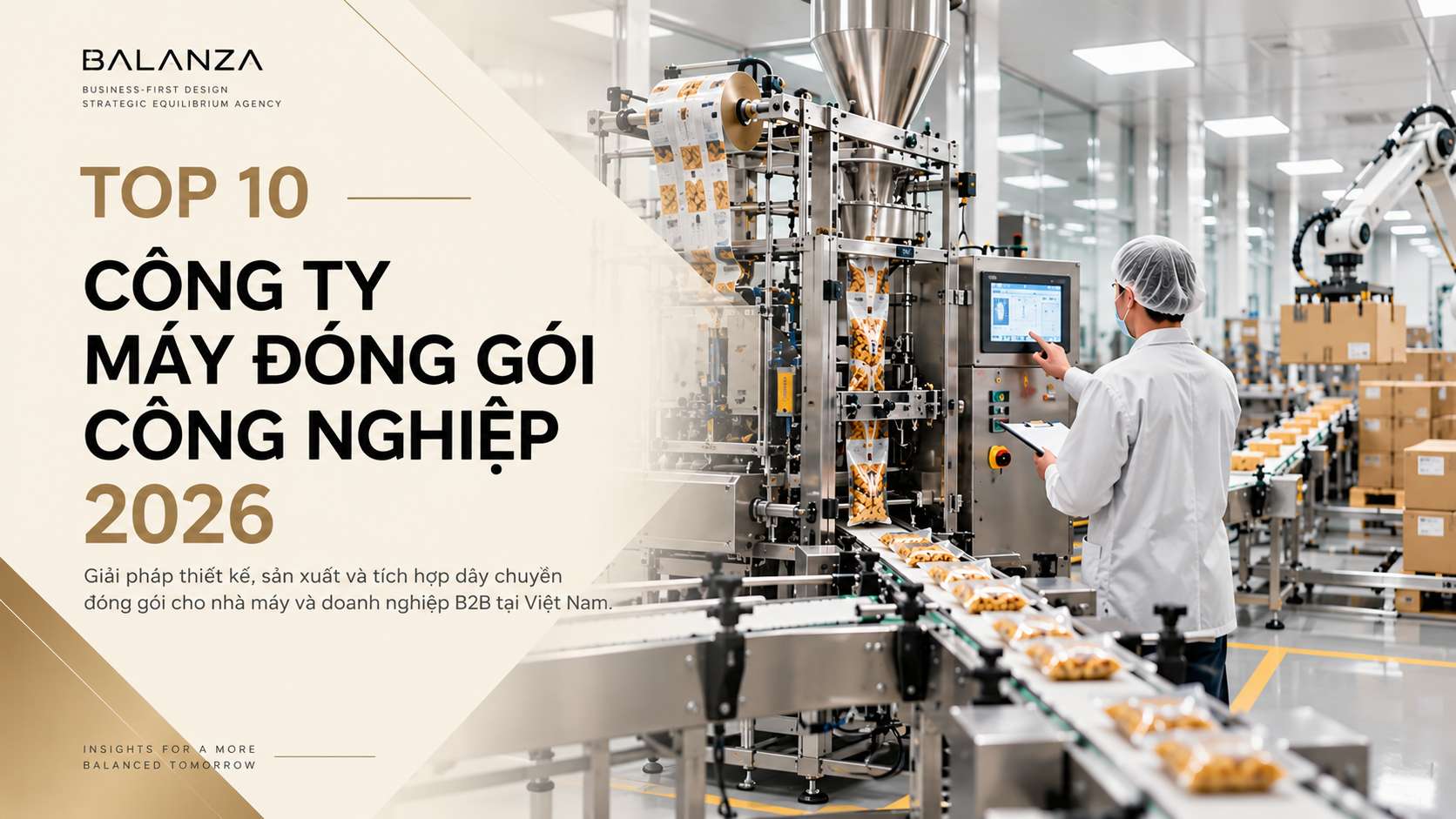Khung đánh giá giải pháp máy đóng gói công nghiệp theo công suất, tích hợp, TCO và hậu mãi