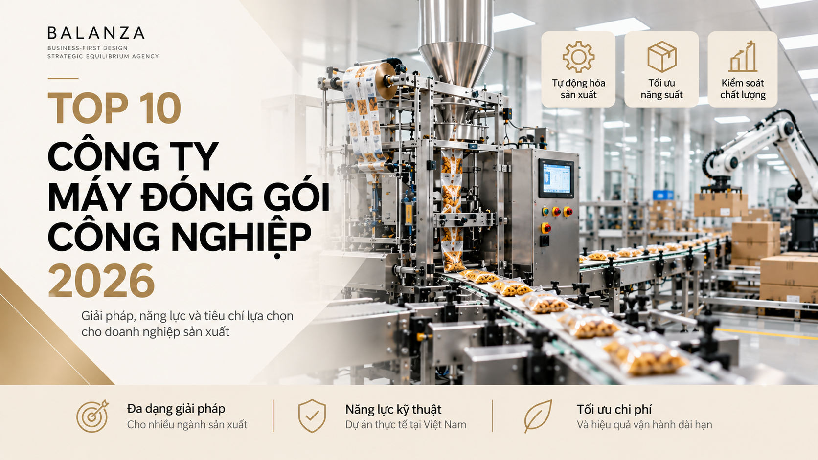 Top 10 công ty máy đóng gói công nghiệp tại Việt Nam đáng tham khảo 2026