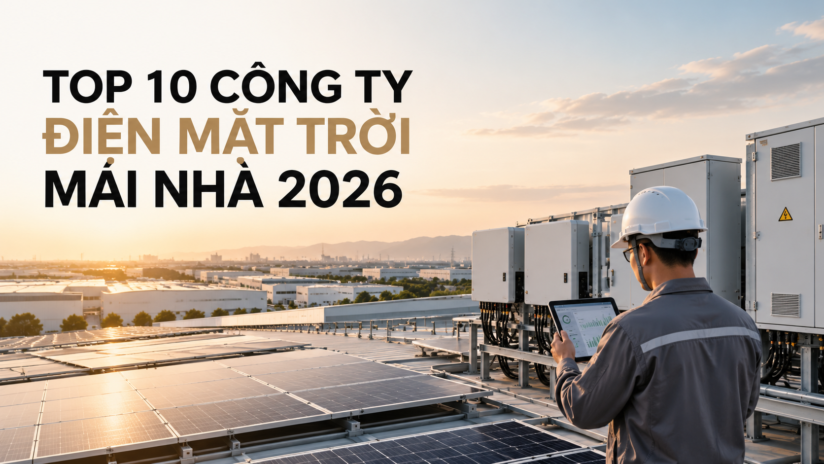 Top 10 công ty điện mặt trời mái nhà cho nhà máy tại Việt Nam đáng tham khảo 2026